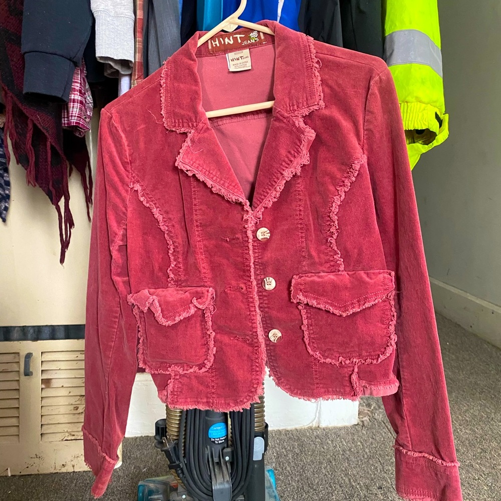 Medium, light pink, Fringed Jacket by HINT Jeans